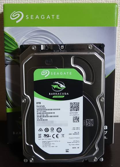 Seagate BarraCuda 8TB HDD(ST8000DM004)