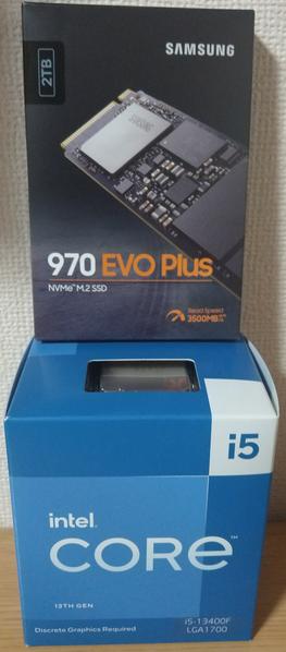 Intel core i5 13400F(LGA1700)+SAMSUNG 970EVO Plus(M.2:2TB)