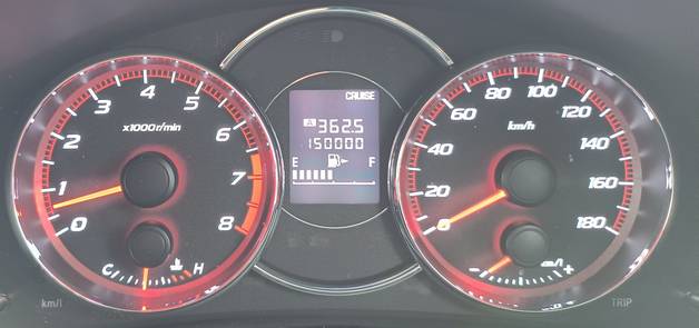 フォレスター君、総走行距離150000km