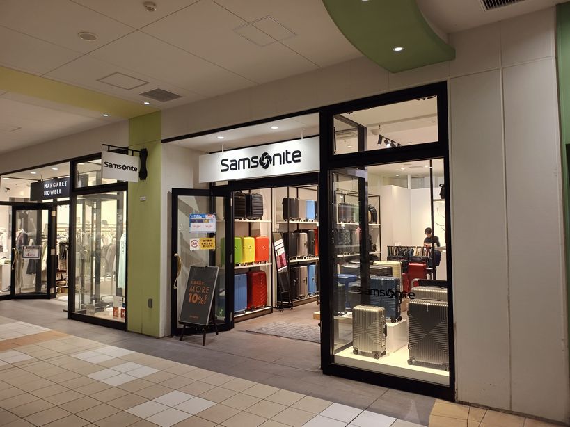 三井アウトレットパーク ジャズドリーム長島「Samsonite」